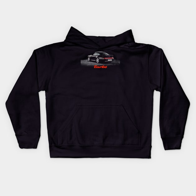 turbo 993 Kids Hoodie by retroracing